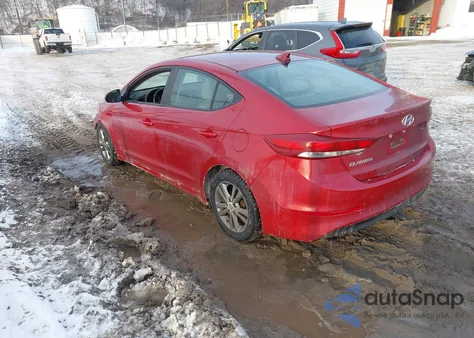 2017 Hyundai Elantra Se z USA, uszkodzony, nr VIN KMHD84LF5HU197359
